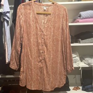 Amuse Society snakeskin print romper